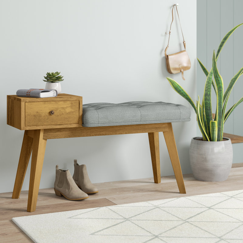 Oliver Wood Storage Hallway Bench & Reviews Wayfair.co.uk